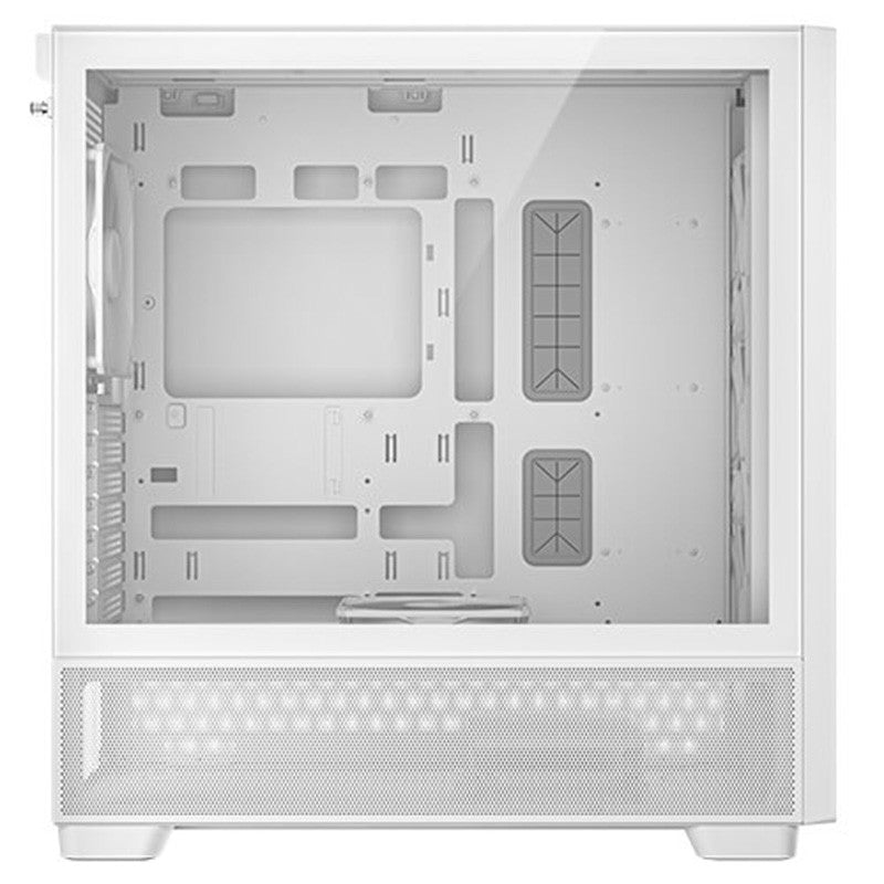 Antec FLUX TG Premium Birch Trim ATX Case - White