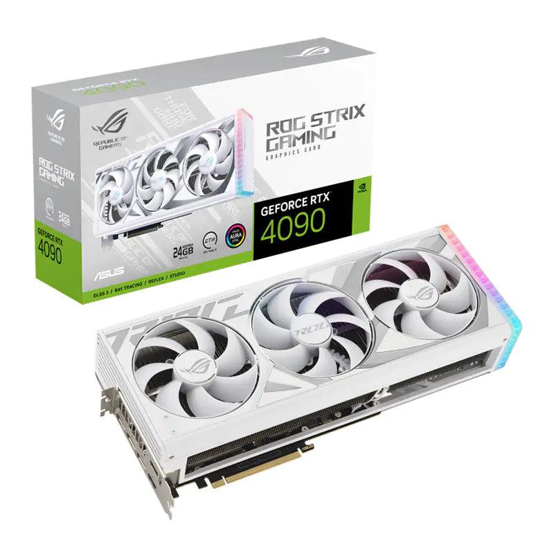 Asus GeForce RTX 4090 ROG Strix 24G White Graphics Card