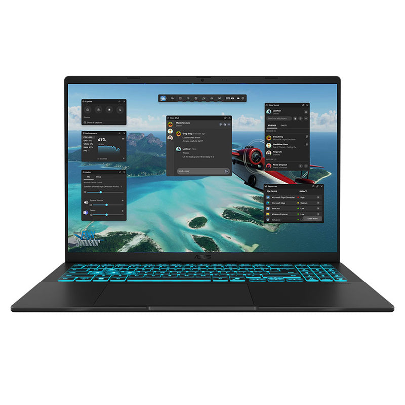 Asus V16 V3607VH 16in WUXGA 144Hz Intel Core 7 1TB SSD 16GB RAM W11P Gaming Laptop - Matte Black