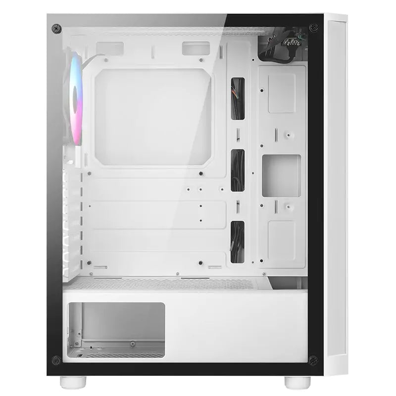 Azza Spectra 280W Mid Tower Tempered Glass ATX Case - White
