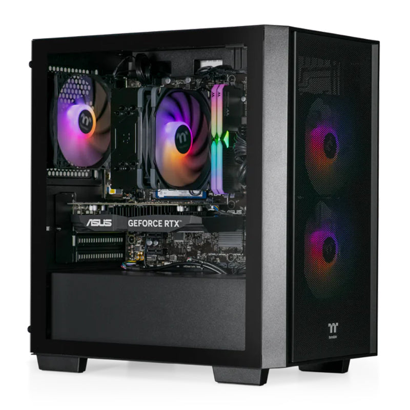 Thermaltake Genesis Ultimate V4 Ryzen 5 5600 RTX 4060 1TB SSD 16GB RAM W11H Desktop Gaming PC