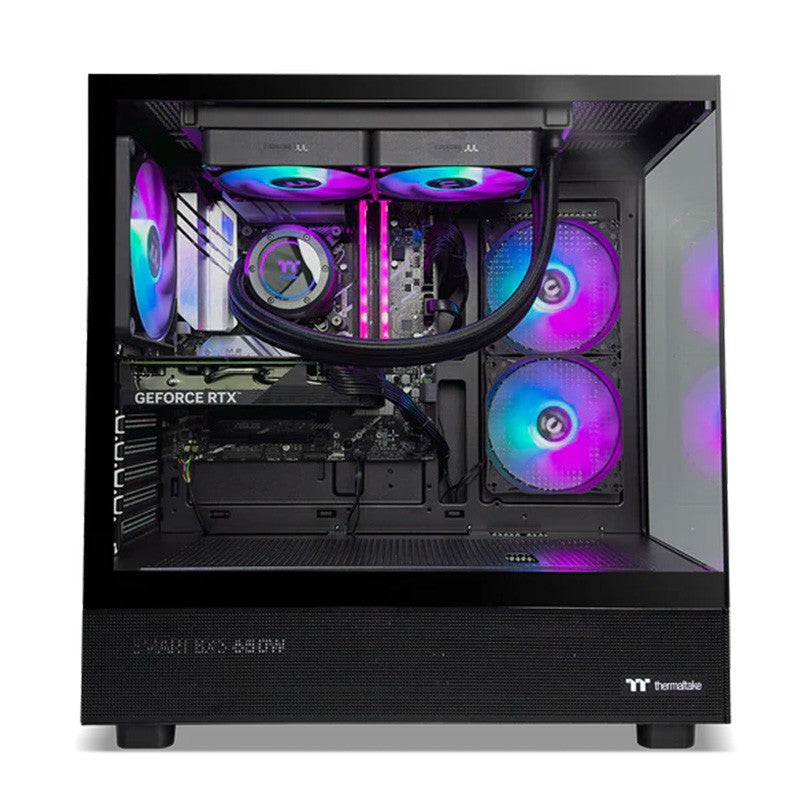 Thermaltake Horizon Ryzen 5 7500F RTX 4060 1TB SSD 32GB RAM W11H Gaming Desktop PC - Black