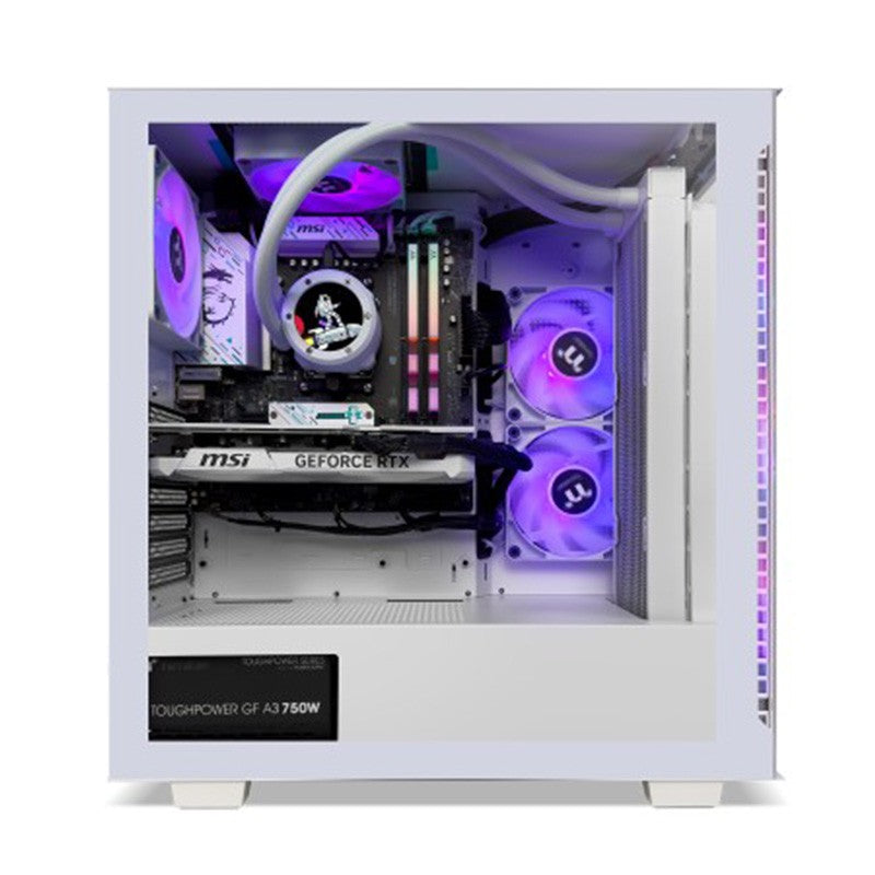 Thermaltake Rapture PRO V5 R5-7500F RTX 4070 Super 2TB SSD 32GB RAM W11H Gaming PC - Snow