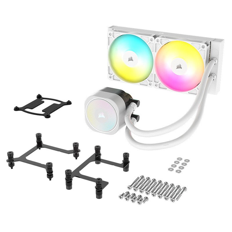 Corsair NAUTILUS 240 RS ARGB 240mm Liquid CPU Cooler - White