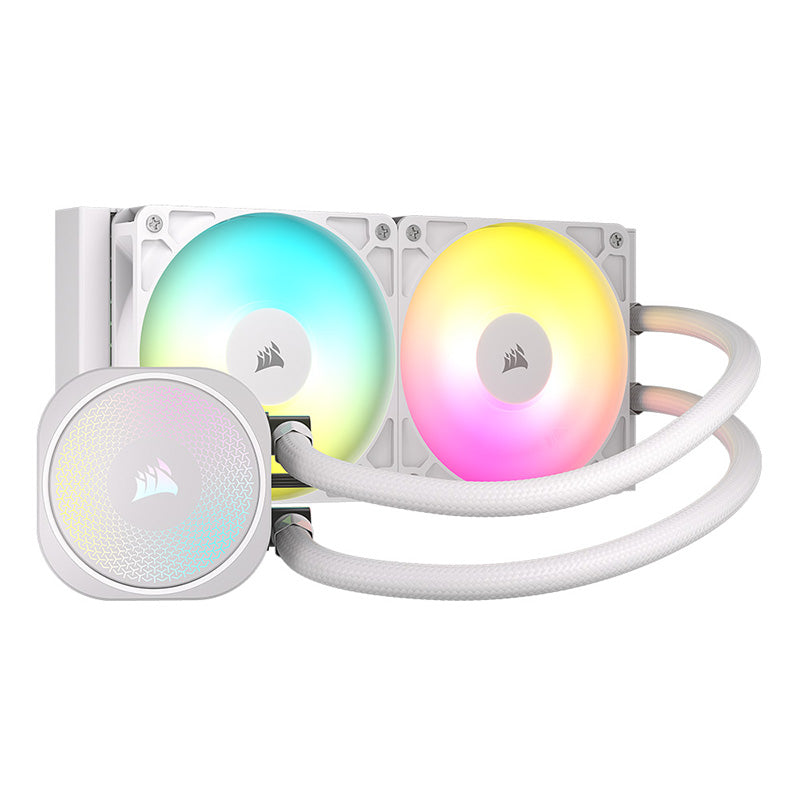 Corsair NAUTILUS 240 RS ARGB 240mm Liquid CPU Cooler - White