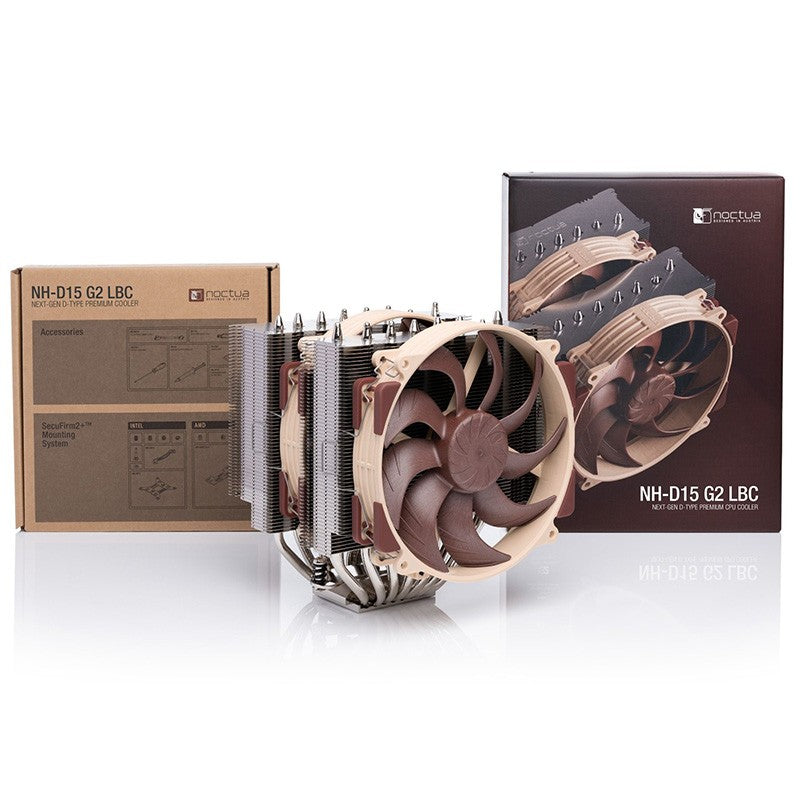 Noctua NH-D15 G2 Low Base Convexity Multi-Socket PWM CPU Cooler for AMD AM4/AM5