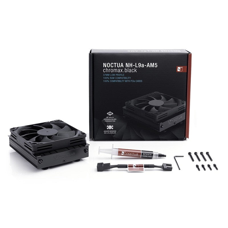 Noctua Low Profile AM5 CPU Cooler - Chromax Black
