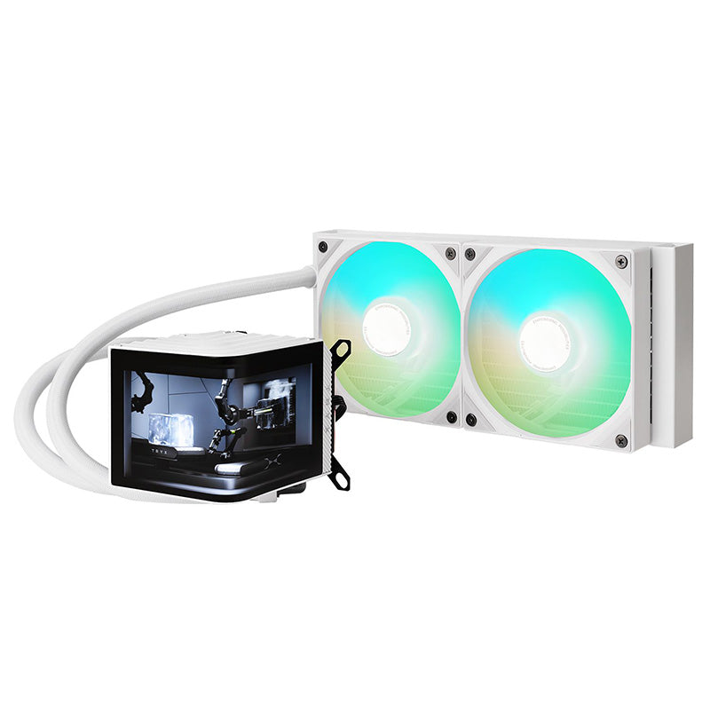 TRYX Panorama 240mm AIO ARGB Liquid Cooler - White