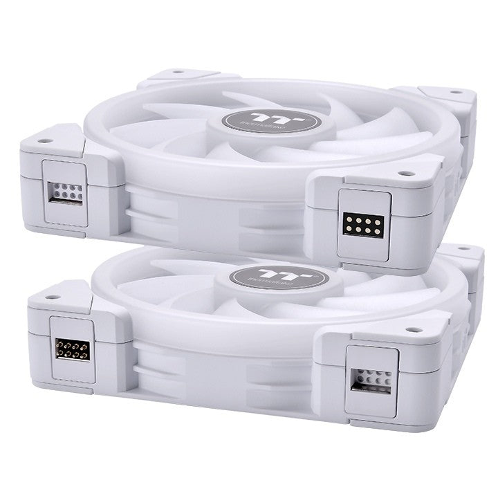 Thermaltake SWAFAN EX12 120mm RGB PWM Magnetic Cooling Fan 3 Pack - White