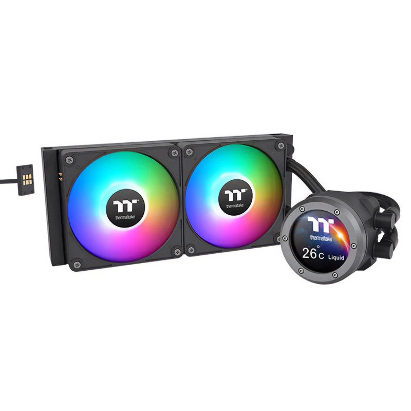 Thermaltake TH280 V2 Ultra EX ARGB 280mm AIO Liquid CPU Cooler - Black