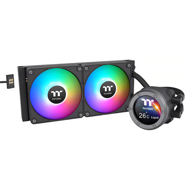 Thermaltake V2 Ultra EX ARGB 240mm AIO Liquid CPU Cooler - Black