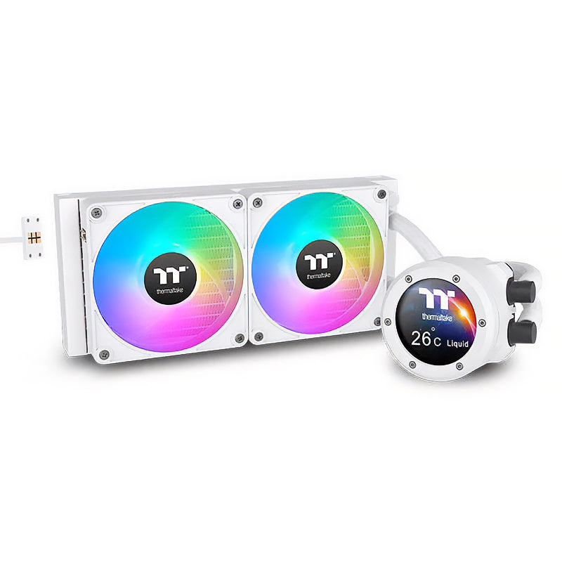 Thermaltake V2 Ultra EX ARGB 240mm AIO Liquid CPU Cooler - Snow