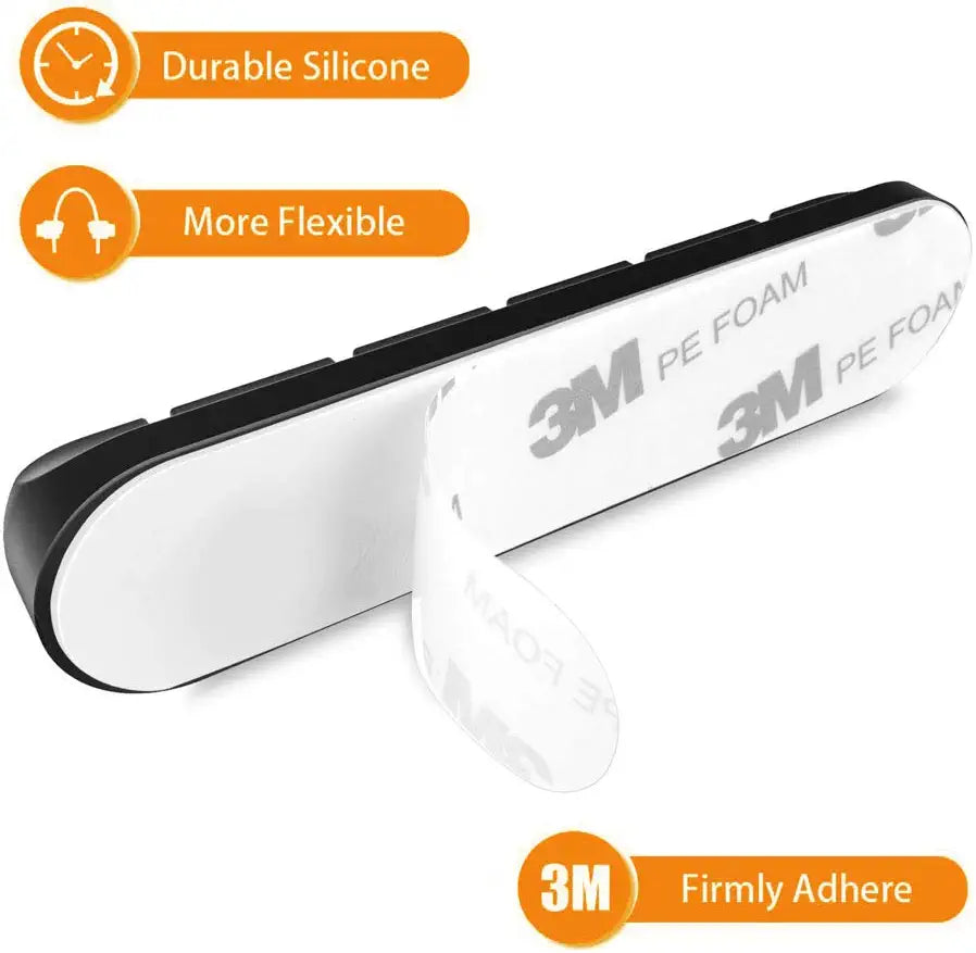 Cable Organizer Clips Cord Holder Self Adhesive Cable Management Removable & Reusable Cable Holder for USB Cable/Power Cord/Wire 2025 upgrade version