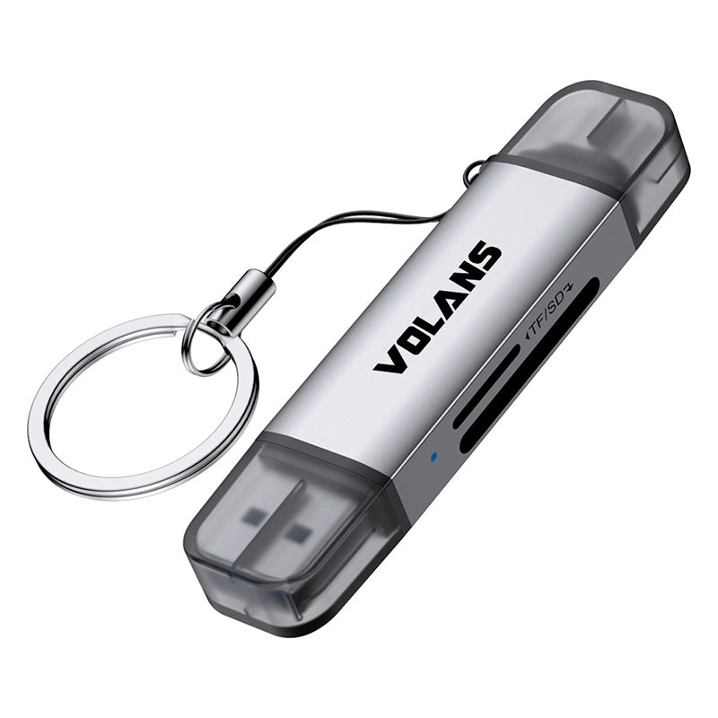 Volans USB 3.1 A/C SD and Micro SD Card Reader