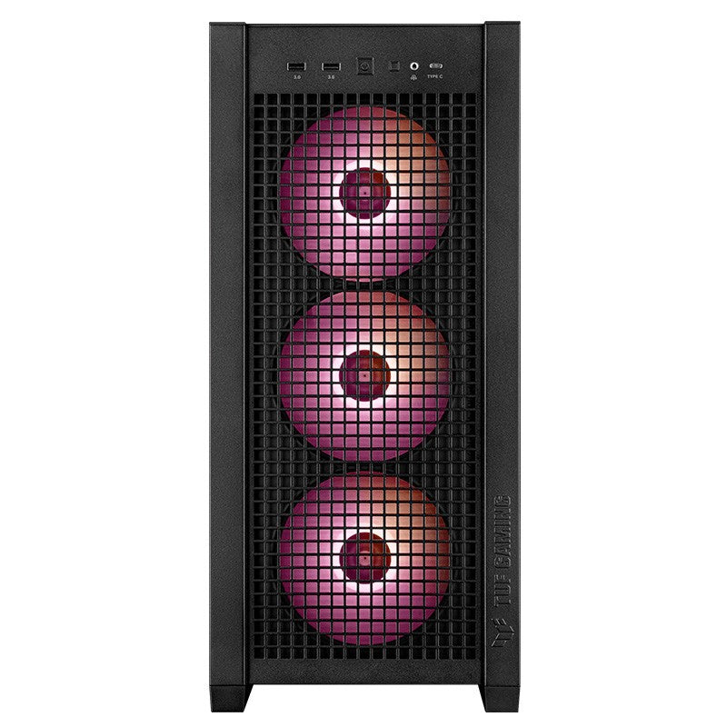 Asus GT302 TUF Gaming ARGB Mid Tower ATX Case - Black (TUF GAMING GT302 ARGB BLACK)