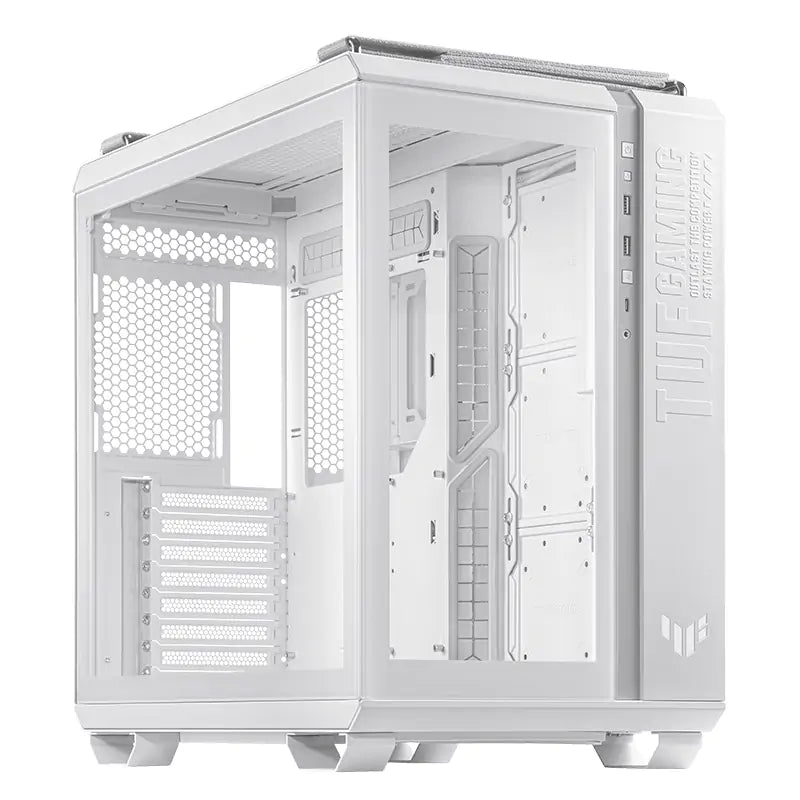 Asus GT502 TUF Gaming TG Mid Tower ATX Case - White