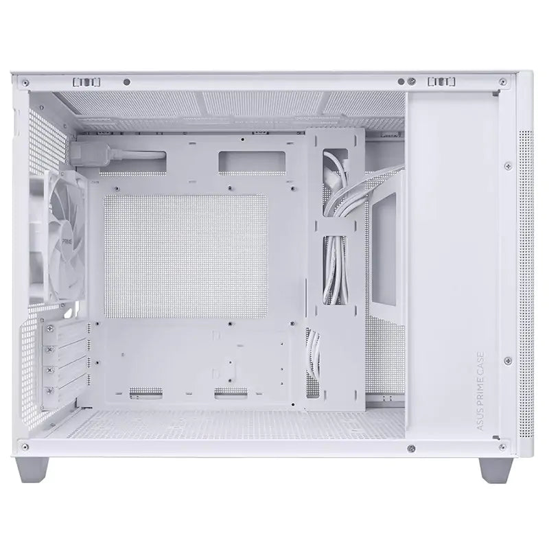 Asus Prime AP201 Tempered Glass Micro ATX Case - White