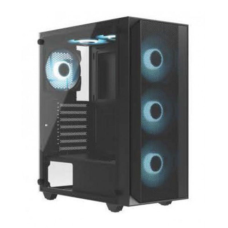 Equites 2605M Mid Tower ATX Gaming Case with 4 x RGB Fans