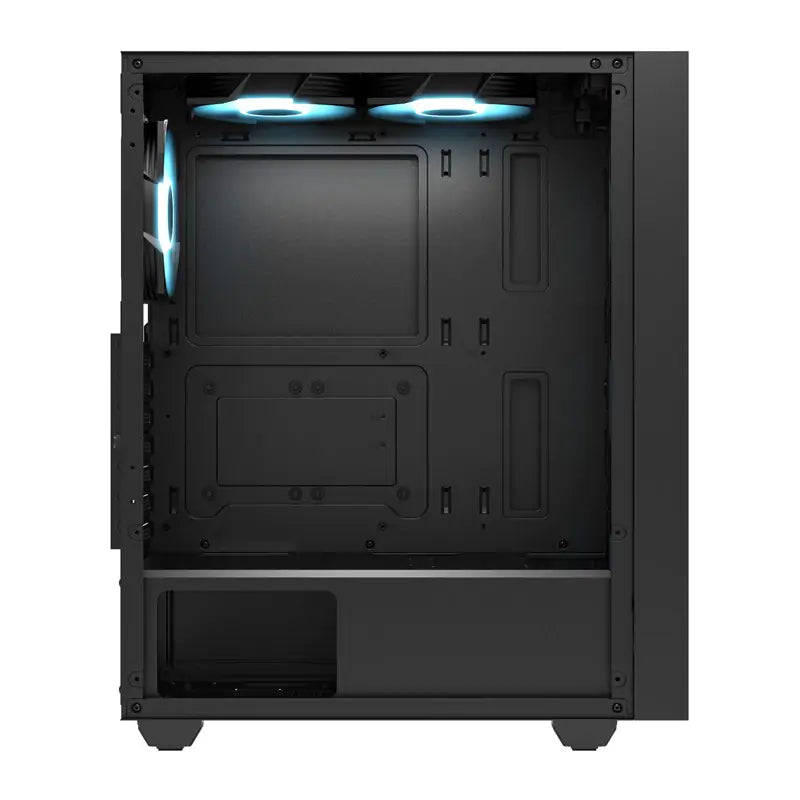 Equites 2605M RGB Tempered Glass Mid Tower ATX Case - Black