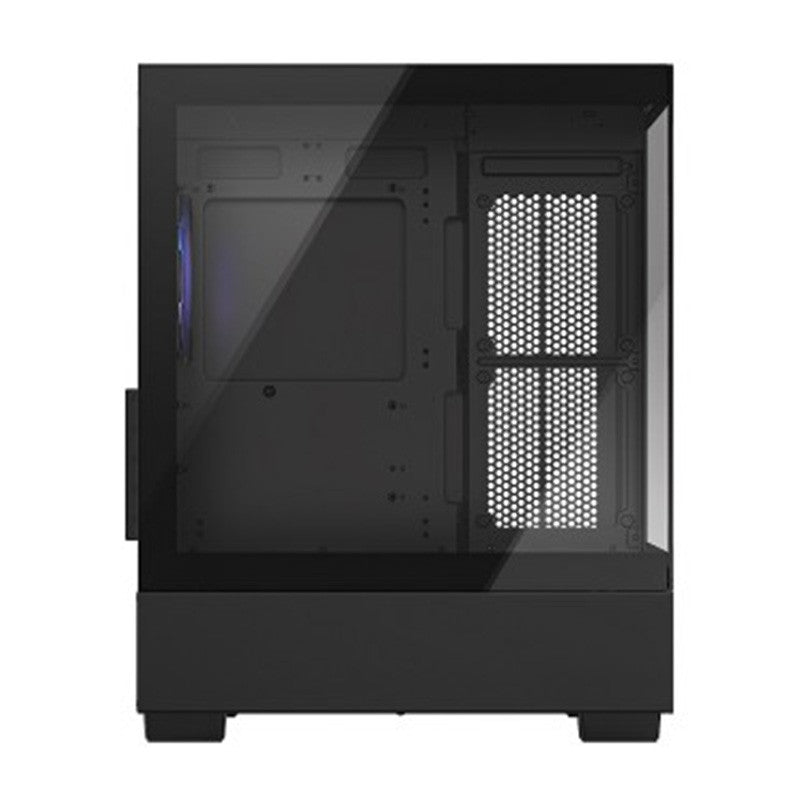 Equites H9 Panoramic View Case Black with 3X12cm RGB Fans with 650W Power Supply