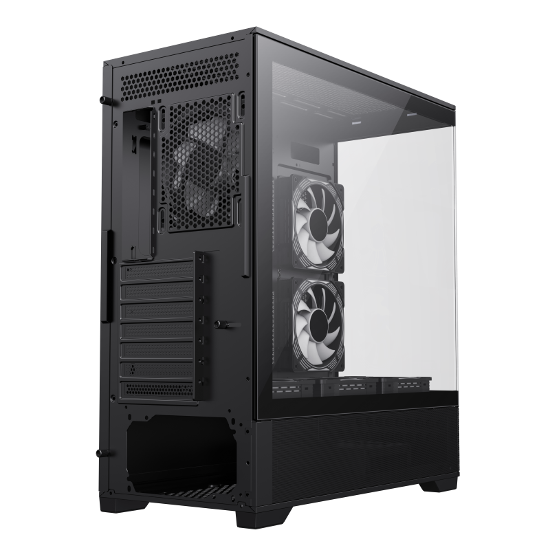 Gamemax Vista AB ATX Mid-Tower Black 6x ARGB fan