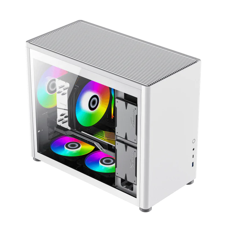 Gamemax SPARK Computer case MATX - White