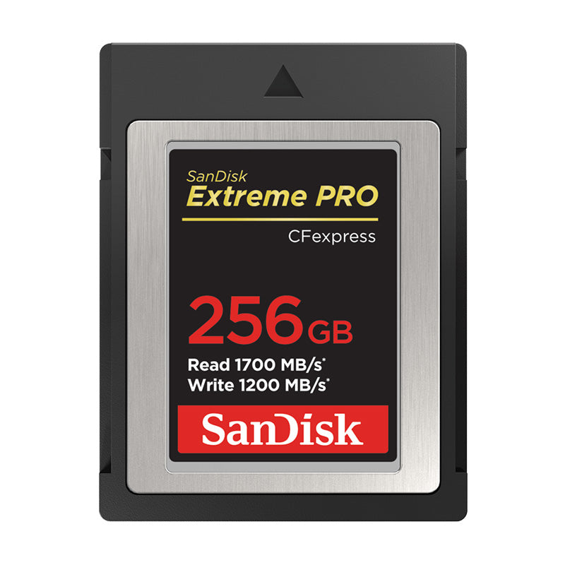 SanDisk 256GB Extreme Pro Type B 1700MB/s CFexpress Card