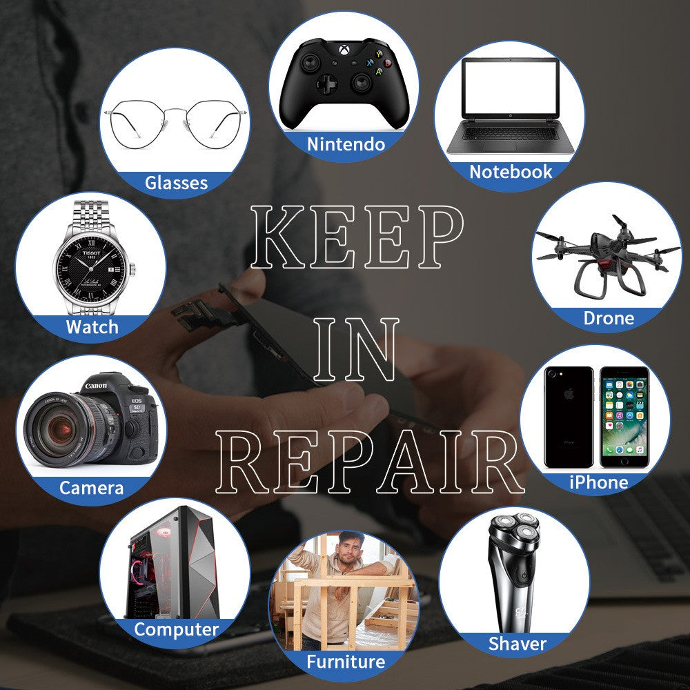 118 in 1 Precision Screwdriver Set with 100 bits Magnetic Repair Tool Kit Micro built-in box for Electronics PC Phone Laptop Drones Watch