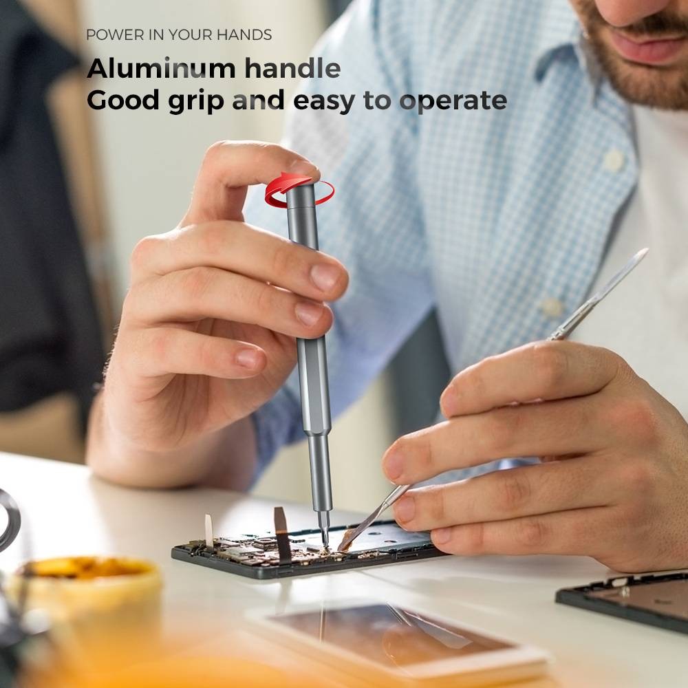 46 in 1  Precision Screwdriver Set with 42 bits Magnetic Repair Tool Kit Micro built-in box for Electronics PC Phone Laptop Drones Watch, Mini Tool