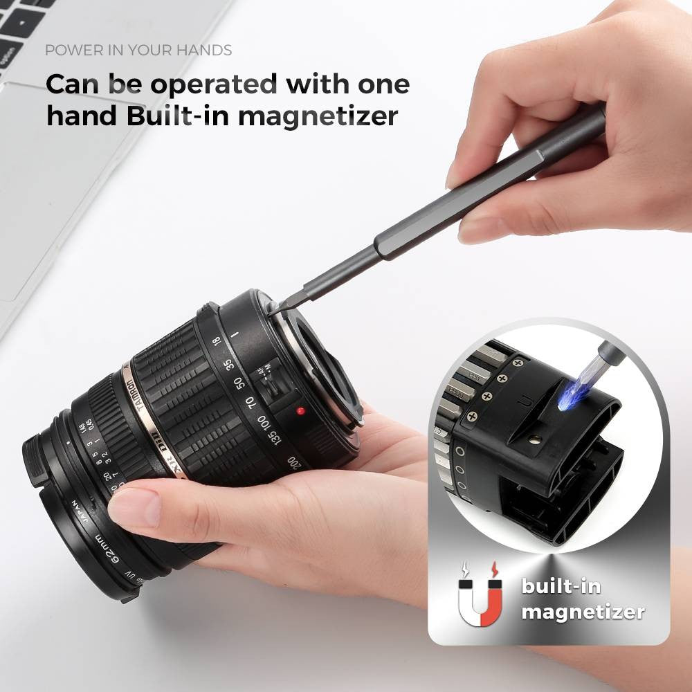 46 in 1  Precision Screwdriver Set with 42 bits Magnetic Repair Tool Kit Micro built-in box for Electronics PC Phone Laptop Drones Watch, Mini Tool