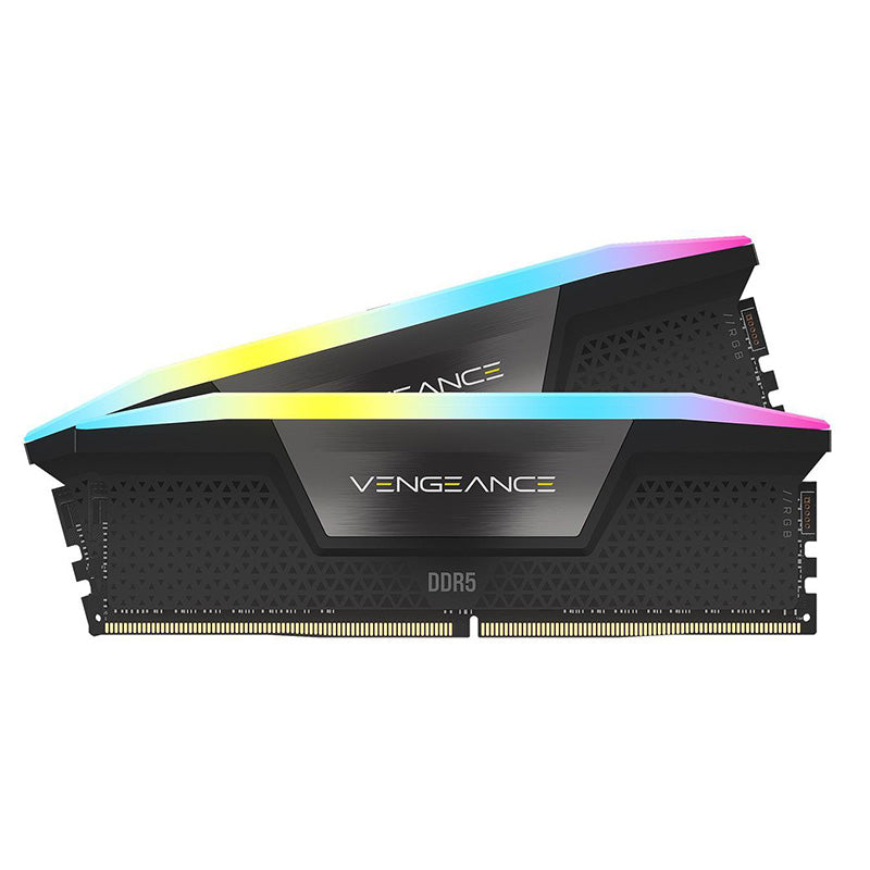 Corsair 64GB  CMH64GX5M2B6000C40 Vengeance RGB CL40 6000MHz DDR5 RAM - Black
