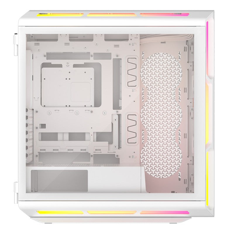 Corsair iCUE LINK 5000T LX RGB High-Performance Mid Tower E-ATX Case - White