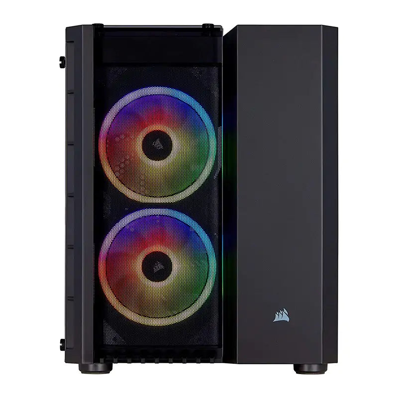 Corsair Crystal 280X Tempered Glass RGB mATX PC Case - Black