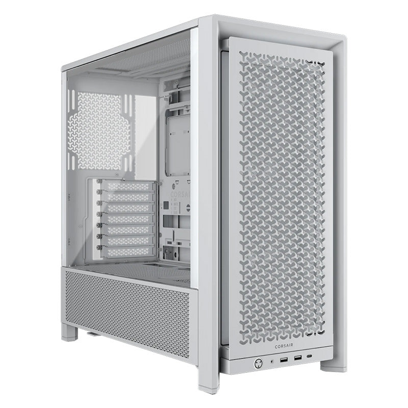 Corsair Frame 4000D RS TG Modular Mid-Tower E-ATX Case - White