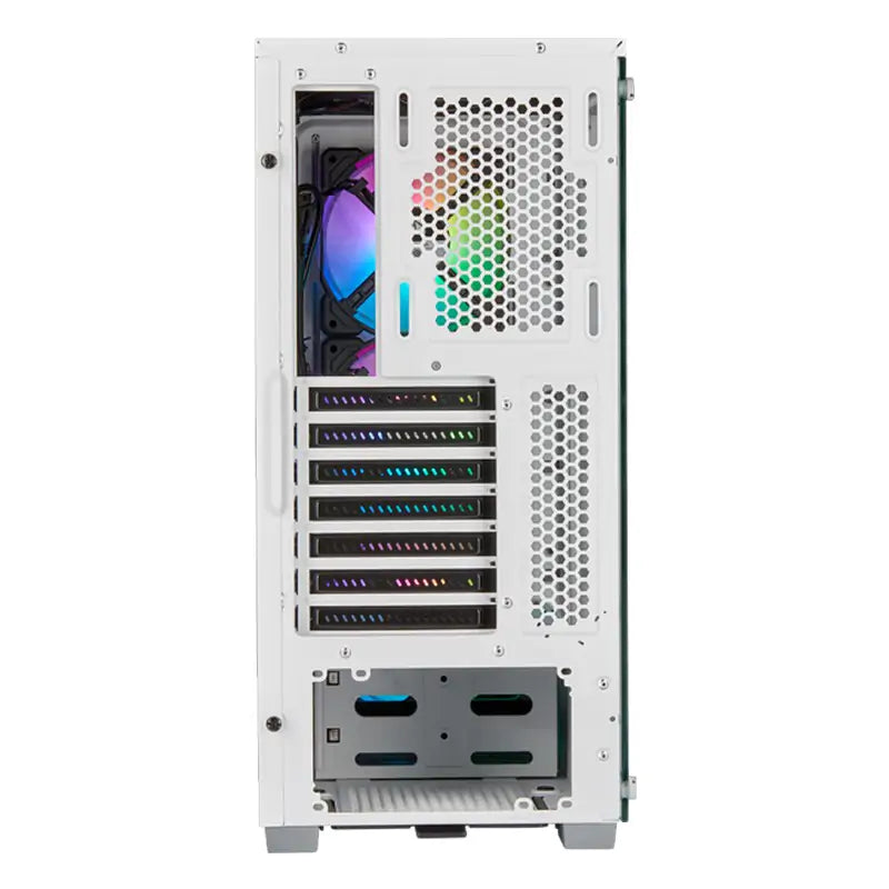 Corsair iCUE 220T Tempered Glass RGB Mid Tower ATX Case - White