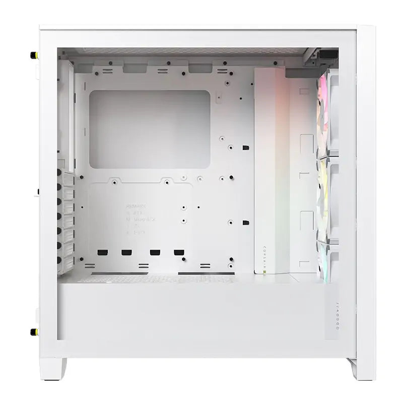 Corsair iCUE 4000D RGB Airflow TG Mid-Tower ATX Case - True White