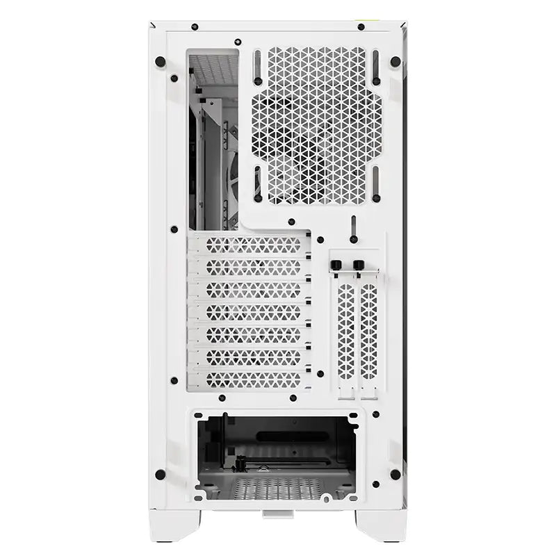 Corsair iCUE 4000D RGB Airflow TG Mid-Tower ATX Case - True White