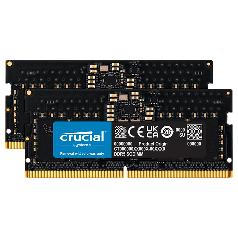 Crucial 16GB  CT2K8G48C40S5 4800MHz SODIMM DDR5 RAM