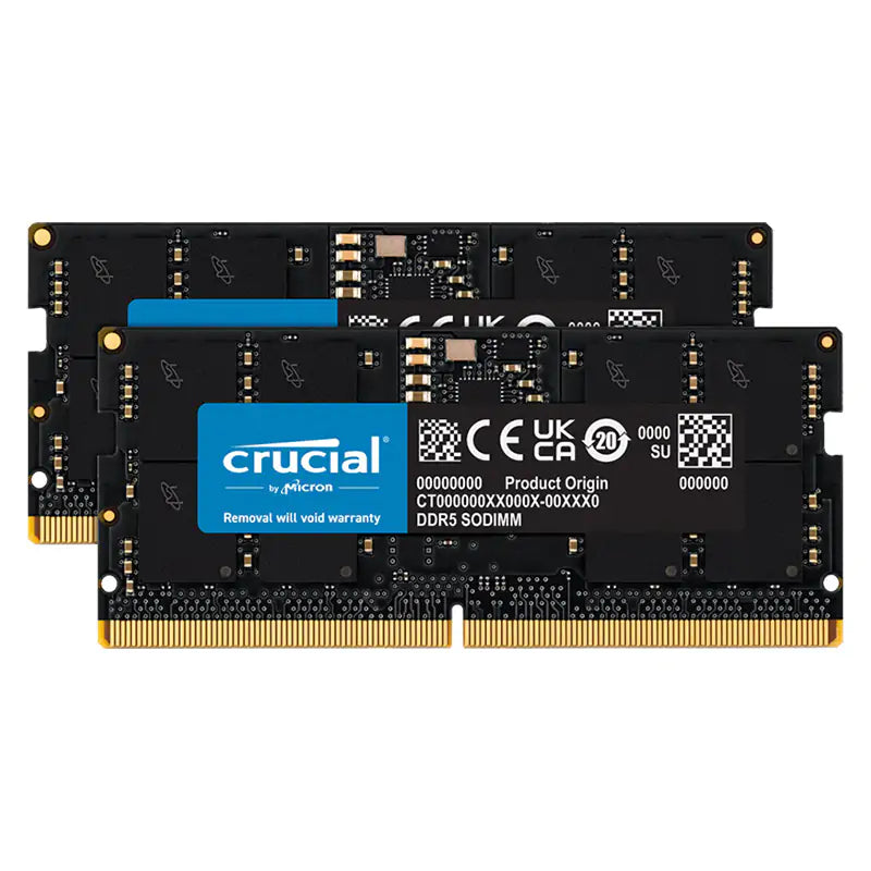 Crucial 32GB (2x16GB) CT2K16G56C46S5 5600MHz SODIMM DDR5 RAM