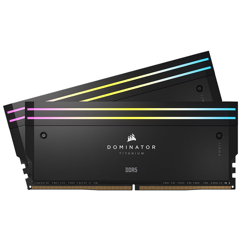 Corsair 32GB  CMP32GX5M2X7000C34 Dominator Titanium RGB CL34 7000MHz DDR5 DRAM - Black