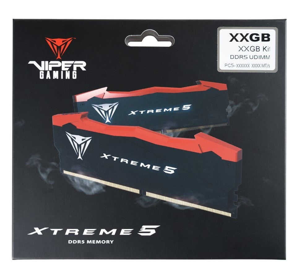 PATRIOT MEMORY  XTREME 5 48GB DDR5 7600MT/s [2x24GB] UDIMM Gaming Memory Kit - PVX548G76C36K - Intel XMP 3.0 supported