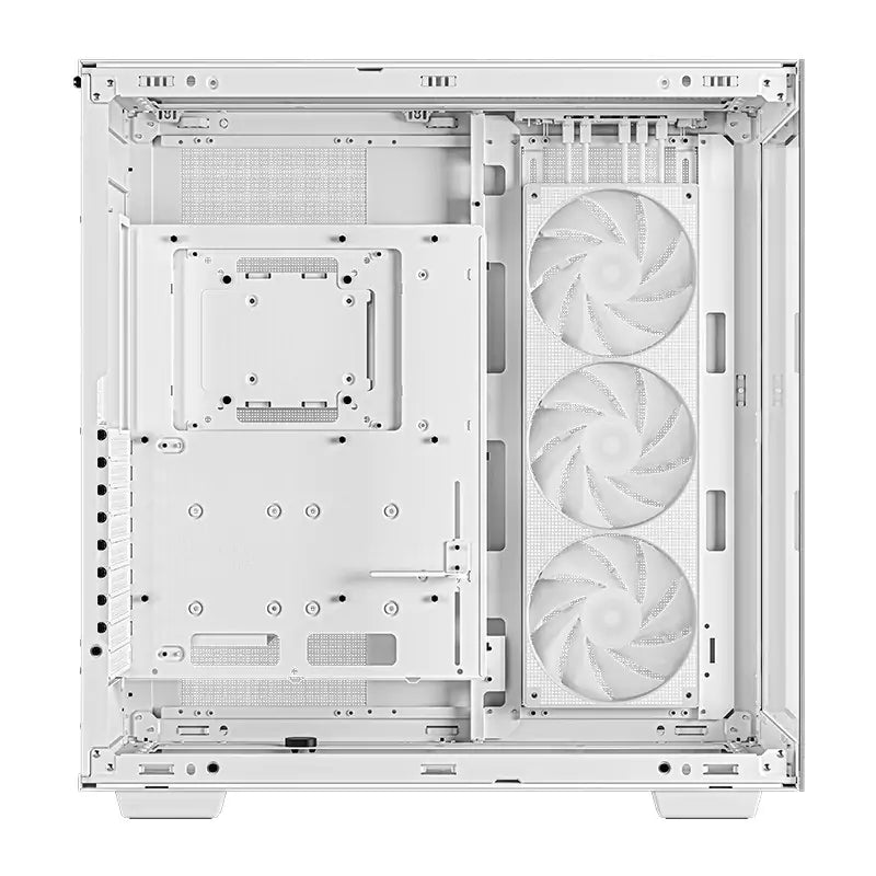 DeepCool CH780 Panoramic Glass Dual Chamber Full Tower ATX Case - White