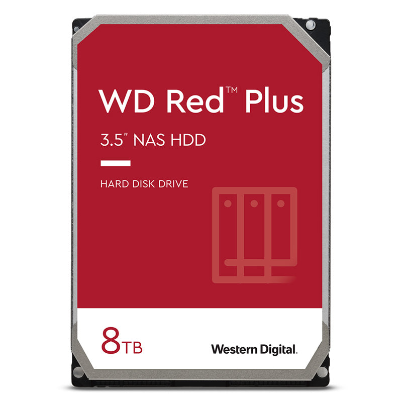 Western Digital 8TB Red Plus 5640RPM 3.5in NAS Hard Drive
