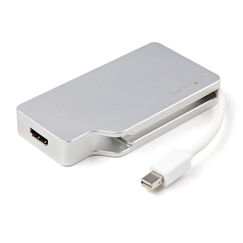 StarTech Aluminum Travel A/V Adapter Mini DisplayPort to VGA DVI or HDMI