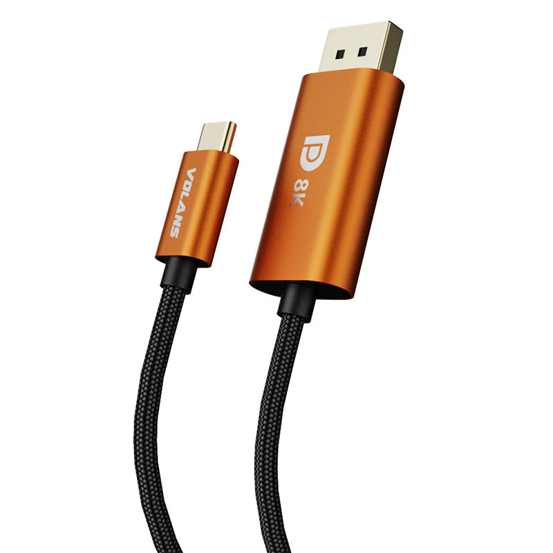 Volans Ultra 8K USB-C to DisplayPort Cable V1.4 - 1m