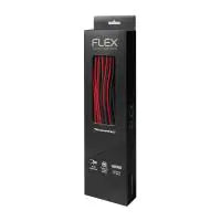 Tecware Flex Sleeved Extension Cables Set (Black/Red) TWAC-FLEXBKRD