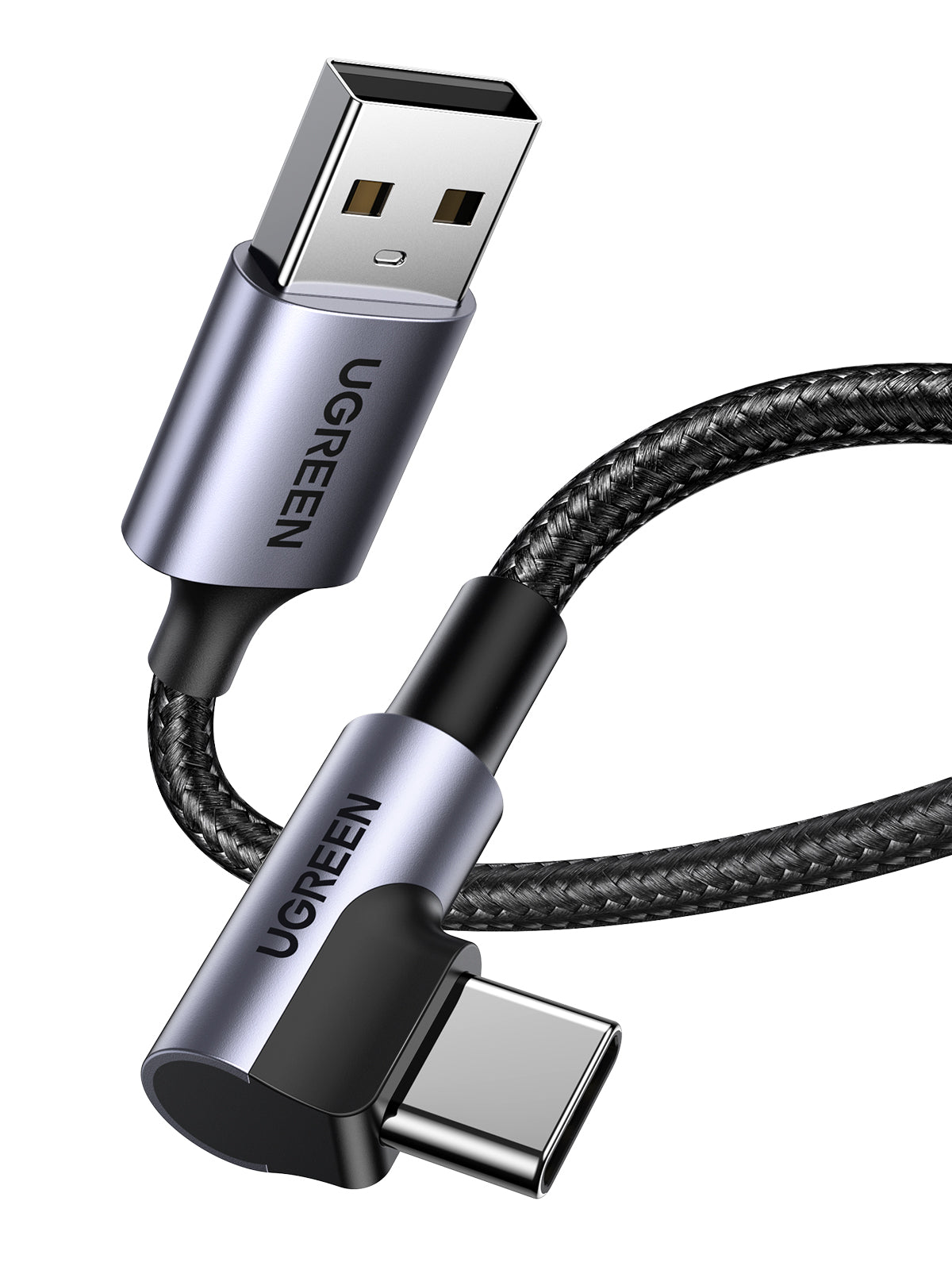 UGREEN Right Angle USB-A to USB-C Cable 2m