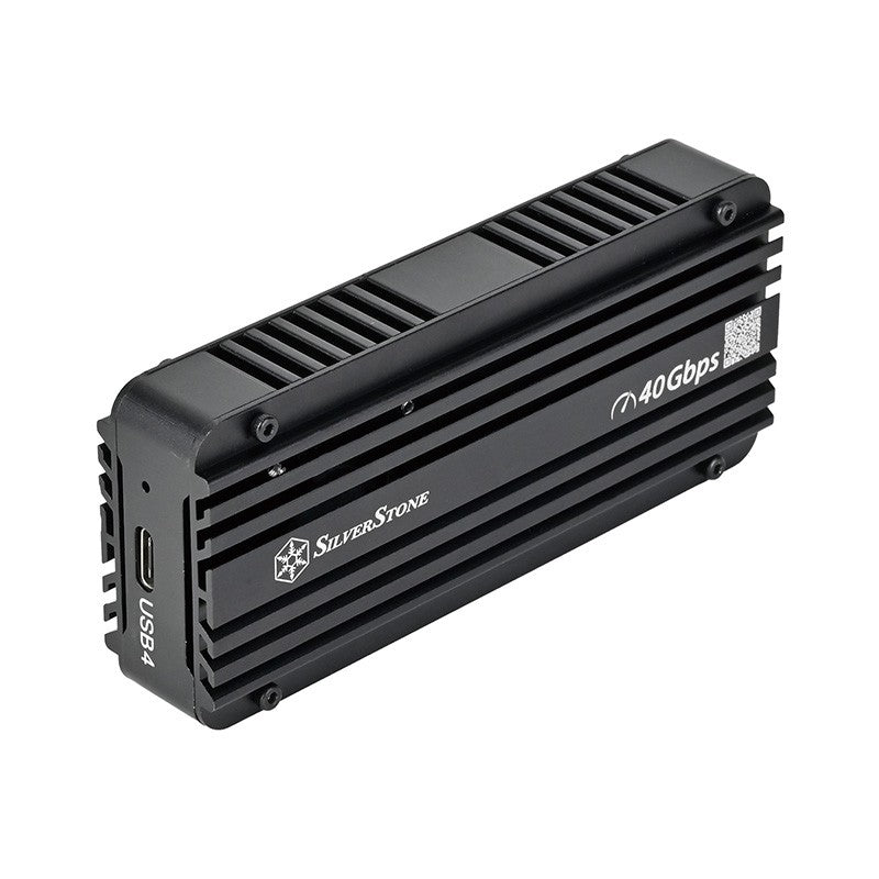 SilverStone SuperSpeed 40Gbps+ USB-C NVMe M.2 SSD Enclosure