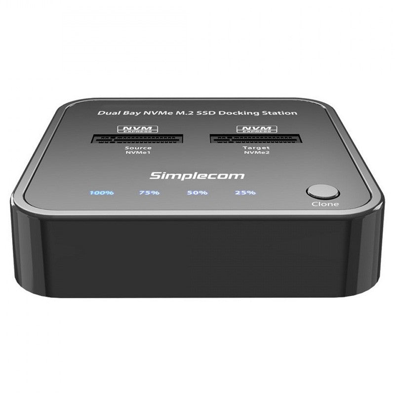Simplecom USB 3.2 Gen 2 to Dual Bay NVMe M.2 SSD Docking Station