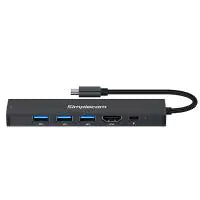 Simplecom USB-C SuperSpeed 6-in-1 Multiport Docking Station